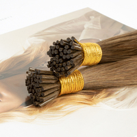 Extensions de cheveux russes à la kératine, vente en gros, Extensions de cheveux à Double tirage, paquets de 613, I U Flat K Tip