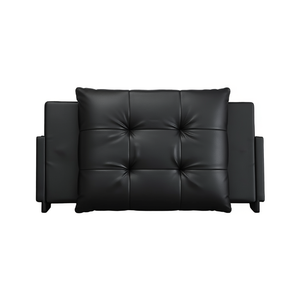 Coussin de tête de lit en similicuir noir, 39,4 pouces, rembourré en mousse, pour l'intérieur de la voiture - Product Image 1