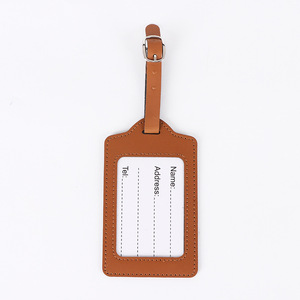 Etichette per Bagagli di Lusso in Pelle PU Personalizzabili con Logo, Vendita all'Ingrosso - Product Image 3
