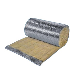 Wire Mesh Faced Insulation Rock Wool Roll Felt Construction Material Price - Product Image 6