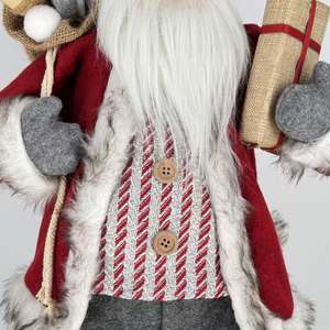 Statuetta di Babbo Natale da 24 Pollici Decorazione Natalizia Vendita all'Ingrosso dalla Fabbrica Bambola Giocattolo per Decorazioni Casa per le Festività - Product Image 5