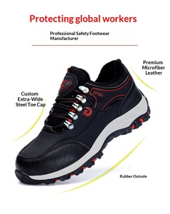 Chaussures <span class=keywords><strong>de</strong></span> <span class=keywords><strong>sécurité</strong></span> antidérapantes à embout d'acier <span class=keywords><strong>de</strong></span> haute qualité pour femmes, taille 6.5, semelle en caoutchouc, <span class=keywords><strong>tendance</strong></span>, pour le travail en extérieur, protection optimale des pieds - Product Image 2