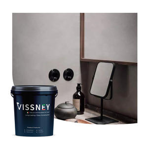 <span class=keywords><strong>Pintura</strong></span> <span class=keywords><strong>de</strong></span> microcemento resistente al moho repelente al agua <span class=keywords><strong>para</strong></span> mesas <span class=keywords><strong>de</strong></span> comedor <span class=keywords><strong>de</strong></span> interior/exterior y revestimiento líquido <span class=keywords><strong>de</strong></span> superficies <span class=keywords><strong>de</strong></span> pared - Product Image 5