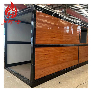 Prefab gấp nhà nhanh chóng phẳng gói gấp ra lưu trữ mở rộng <span class=keywords><strong>container</strong></span> nhà có thể gập lại đơn vị văn phòng di động cabin nhỏ nhà - Product Image 3