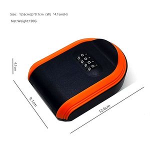 ポータブル強力磁気コンビネーションロックキーセーフ - オールプラスチック＆マグネットボックス 12.6x9.1x4.1CM 屋内/屋外安全保管用 - Product Image 3