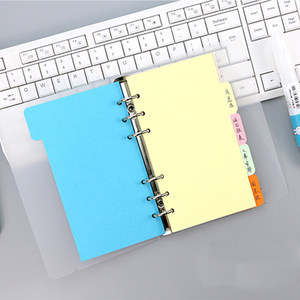 Planificateur A5 A6 <span class=keywords><strong>A7</strong></span> avec logo personnalisé, classeur à 6 anneaux, diviseurs d'index, organisateur pour l'école et le bureau, boîte d'emballage promotionnelle pour cadeaux - Product Image 4