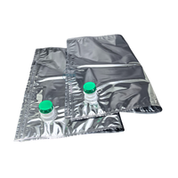Sac de conservation du vin - Sac intérieur en aluminium transparent avec valve papillon pour café, boissons, jus, liquides, sac stérile