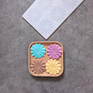 Spirale <span class=keywords><strong>cercle</strong></span> forme ronde chocolat transfert <span class=keywords><strong>pochoir</strong></span> moule Silicone moule bricolage gâteau Dessert insérer cuisson <span class=keywords><strong>pochoir</strong></span> bonbons moule - Product Image 4