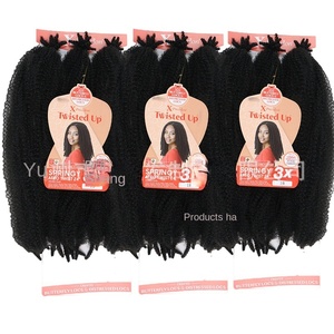 <span class=keywords><strong>ผม</strong></span>ถักเปียแบบสปริงแอฟโฟร คิงกี้ เคอร์ลี่ สำหรับถักโครเชต์  แบบ 4C เส้น<span class=keywords><strong>ผม</strong></span>สังเคราะห์แบบเส้นเดียว - Product Image 4