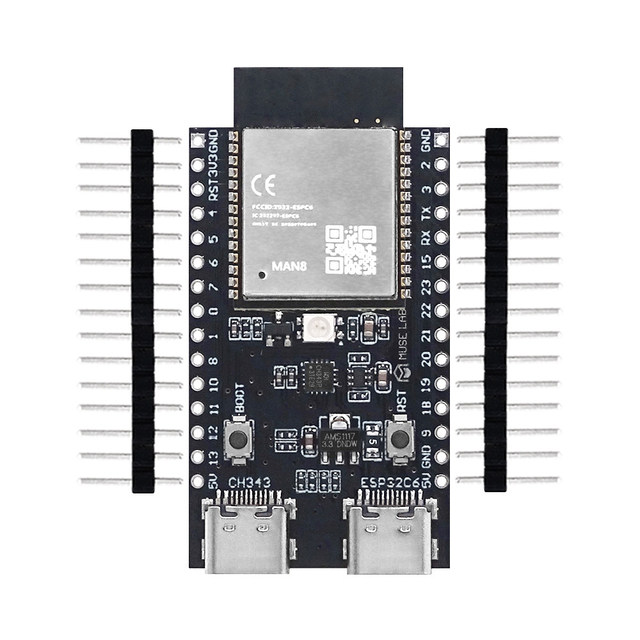 Nano ESP32-C6 Development Board with ESP32-C6 Core RISC-V WiFi6 for Zigbee