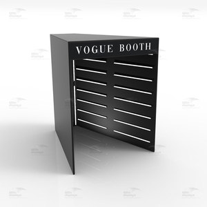 2019 नई आगमन पोर्टेबल एल्यूमीनियम हरी स्क्रीन संलग्नक फोटो वोग बूथ के साथ आरजीबी रोशनी का नेतृत्व किया - Product Image 6