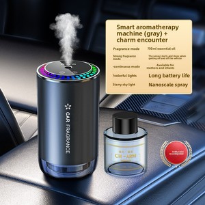 Diffuseur de voiture de parfum de brume Portable de haute qualité diffuseur d'arôme de voiture de nébuliseur d'huile essentielle intelligent de lumière colorée - Product Image 6