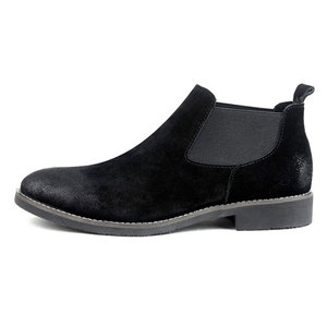 Chine en gros <span class=keywords><strong>noir</strong></span> <span class=keywords><strong>chelsea</strong></span> bottes de sécurité pour hommes en cuir - Product Image 4