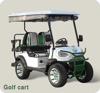 Nouvelle voiture de golf puissante à 4 roues 4 places voiture de golf buggy de golf Forte performance à bas prix L'ensemble du véhicule peut être personnalisé