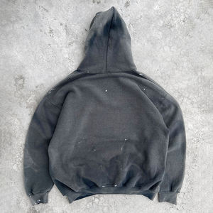 <span class=keywords><strong>Felpa</strong></span> <span class=keywords><strong>con</strong></span> <span class=keywords><strong>Cappuccio</strong></span> Oversize da Viaggio in Cotone Finch Garment Streetwear Comfrt, Effetto <span class=keywords><strong>Vintage</strong></span> Sbiadito e Consumato - Product Image 4