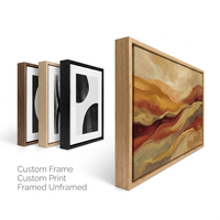 Peinture sur toile encadrée personnalisée Homco, art mural, impression à l'huile, cadre en bois et aluminium, décoration pour salon, hôtel, vente en gros