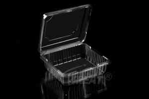 กล่องพลาสติก PET แบบฝาพับ สำหรับใส่ผลไม้ เช่น <span class=keywords><strong>เชอ</strong></span><span class=keywords><strong>ร์</strong></span><span class=keywords><strong>รี่</strong></span> ลิ้นจี่  แบบใช้แล้วทิ้ง สำหรับขายส่ง - Product Image 6