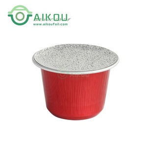 Boîtes en aluminium pour dosettes de thé <span class=keywords><strong>Nespresso</strong></span> avec couvercles en aluminium découpés et scellés, dosettes de café vides - Product Image 4