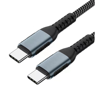 Cable de Carga Rápida E-marker 5a Pd100w USB 2.0 Tipo C QC 3.0 20V, Cable de Carga Tipo C Pd USB C Macho a Macho de 3 pies/10 pies