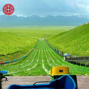 Grand toboggan extérieur sur herbe, ski alpin, toboggan extrême, équipement d'amusement non motorisé, toboggan sec, toboggan arc-en-ciel sur herbe - Product Image 6