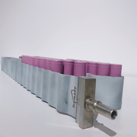 Fabricant d'échangeur de chaleur de batterie, tube de refroidissement à micro canal en aluminium extrudé pour cellules cylindriques 18650
