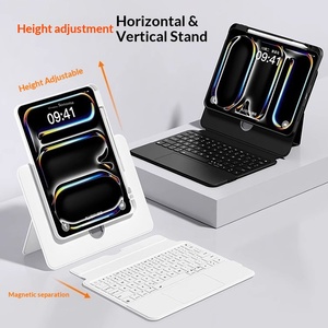 Clavier Magique à Glissière Professionnel Compatible <span class=keywords><strong>iPad</strong></span> Pro 11 Pouces et <span class=keywords><strong>Air</strong></span> 6, Étui de Protection avec Pièces Détachables Magnétiques - Product Image 4