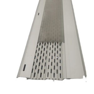 Spot goods plastic extrusion gutter guard pvc guttering for building