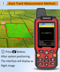 جهاز هايبي زد إل180 لقياس المساحة الأرضية، أداة قياس المساحة المبنية على نظام تحديد المواقع العالمي للسيارات، جهاز محمول لمسح الأراضي - Product Image 4