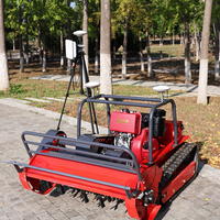 Meilleur vendeur d'usine, tondeuse à fléaux, tondeuse à gazon avec télécommande, tondeuse à gazon robotisée à fléaux, prix compétitifs, utilisation de la GPS