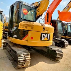 Excavadora de orugas Caterpillar CAT308D CR de segunda mano, compacta, sin cola, con motor Mitsubishi, bomba Rexroth, multifuncional, usada. - Product Image 2