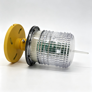 Luce Perimetrale per Heliport ICAO Annesso 14 LED Elevato per Illuminazione TLOF 100-277 VAC con Accoppiamento Frangibile - Product Image 1