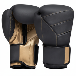 Fabricantes de guantes de boxeo de cuero de alta resistencia ganadores personalizados guantes deportivos de perforación para entrenamiento guantes de boxeo - Product Image 1