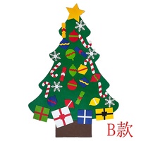 Ensemble d'ornements de Noël en feutre faits à la main, prix d'usine, 60x90cm, base suspendue, pendentifs pour sapin de Noël, pour cadeau de fête