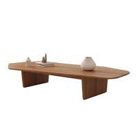 Meubles nordiques en bois salon Rectangle Table basse Table centrale minimaliste moderne Table à thé rustique