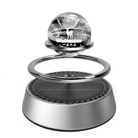Diffuseur d'air solaire pour voiture, diffuseur rotatif solaire pour tableau de bord, aromathérapie longue durée, parfum léger pour voiture