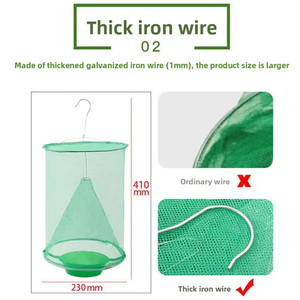 Wholesale Outdoor Flying <b>Insect</b> Trap Plastic Wasp Hornet Catcher Reusable Pest Control Tools for Apiculture and Forestry Protect - Product Image 3