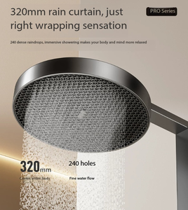 BTH <span class=keywords><strong>Douche</strong></span> thermostatique murale moderne en laiton à poignée unique avec <span class=keywords><strong>barre</strong></span> coulissante, finition chrome poli, jet 3 fonctions - Product Image 3