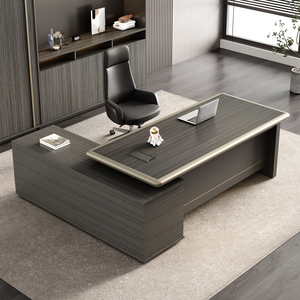 Escritorio Ejecutivo de Lujo Moderno de Alta Gama en Madera Convertible con Características Personalizables - Product Image 1