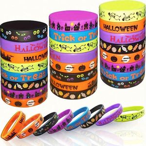 Bracelet en silicone pour fête d'Halloween, bracelet de festival, bracelet en caoutchouc, bracelet personnalisé avec logo – Offre Spéciale - Product Image 5
