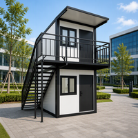 Micro-bureau modulaire moderne à deux étages, maison-conteneur de type resort