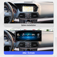 Radio Estéreo para Auto BaoShang de 15.8 Pulgadas con Sistema Linux y Navegación para Mercedes Benz Clase E Coupé W212 2009-2011 4.0, Carplay Inalámbrico y Android
