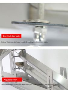 เครื่องแยกไข่ขาวไข่แดงเชิงพาณิชย์ ทำจากสแตนเลส 304 พร้อมลูกปืน สำหรับแยกไข่และแยกของเหลว เหมาะสำหรับโรงงานเบเกอรี่และโรงงานปรุงรส - Product Image 5