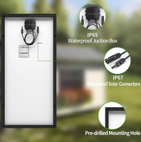 Panneau solaire monocristallin 12V 24V 200W 250W 260W 280W 24V 300W pour éclairage solaire 200W et utilisation avec panneau