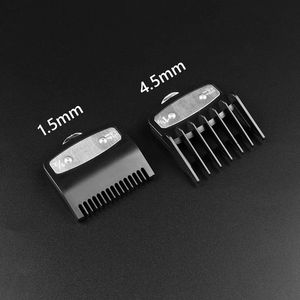 หวีรองตัดผมแบบใสสีดำแดง ขนาด 1.5 มม. <span class=keywords><strong>3</strong></span> มม. 4.5 มม. 6 มม. 2/<span class=keywords><strong>3</strong></span>/4 ชิ้น สำหรับปัตตาเลี่ยน Wahl รุ่น Universal - Product Image 4