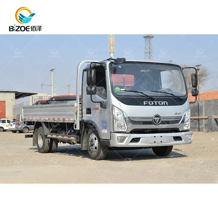 Merek Foton 5 ton truk kargo 4*2 sistem penggerak pada persediaan