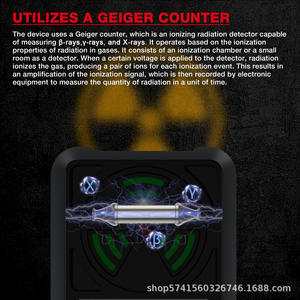 HABOTEST HT629 تأين الرخام النووي للاختبار للكشف عن التلوث المشع في تطبيقات الغاز - Product Image 3