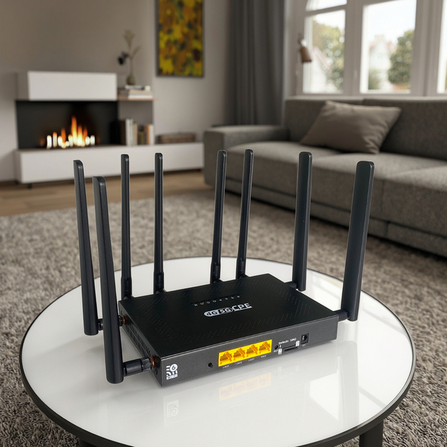 Factory 5G WiFi 6 Router Dual SIM Slots MT7981B Chip 256MB DDR3 128MB Flash OpenWRT Firmware for Customization