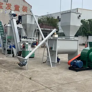 Máquina de granulação de alimentação para aves pequenas, motor elétrico para processamento de ração animal, certificado CE