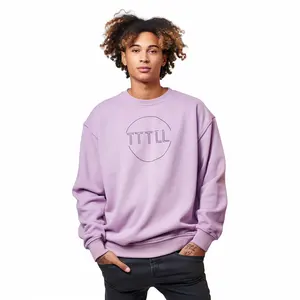 Custom printed 100% cotton Personalized Crewneck garment dye Sweatshirts