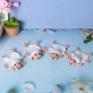 Nouveau dessous-de-verre transfrontalier en forme de tortue, résistant à la chaleur, fait main, tricoté au crochet, motif dessin animé multicolore, pour tasses et assiettes - Product Image 3
